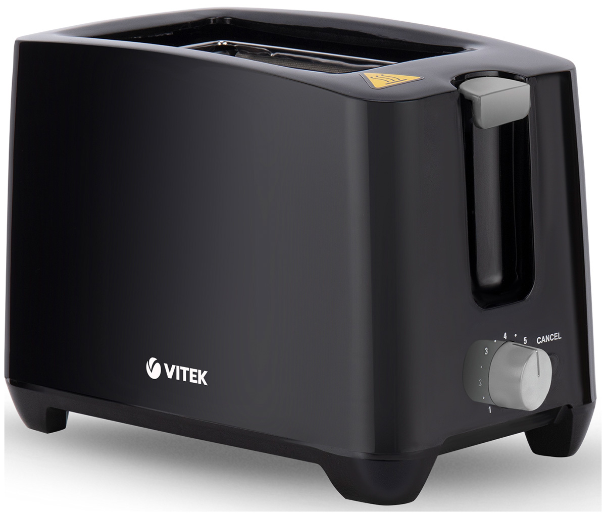 Изображение товара Тостер Vitek Midnight VT-1574 750 Вт 2 тоста черный с функциями размораживания и подогрева