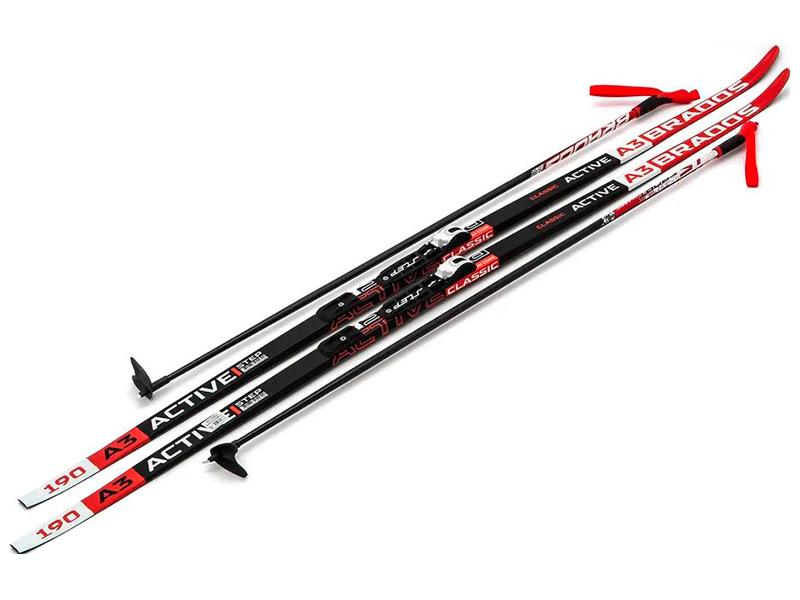 Изображение товара Лыжи беговые STC NNN - 190 STEP Brados Active A3 Red