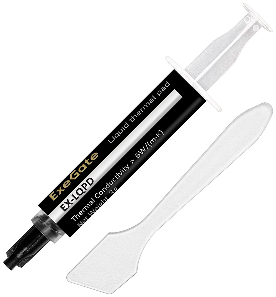 Изображение товара Жидкая термопрокладка ExeGate EX-LQPD 6 Вт/мК для эффективного теплоотвода
