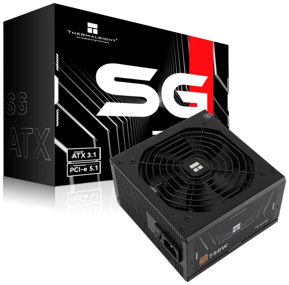 Изображение товара Блок питания Thermalright 750W Gold TR-SG750 модульный ATX 120мм вентилятор