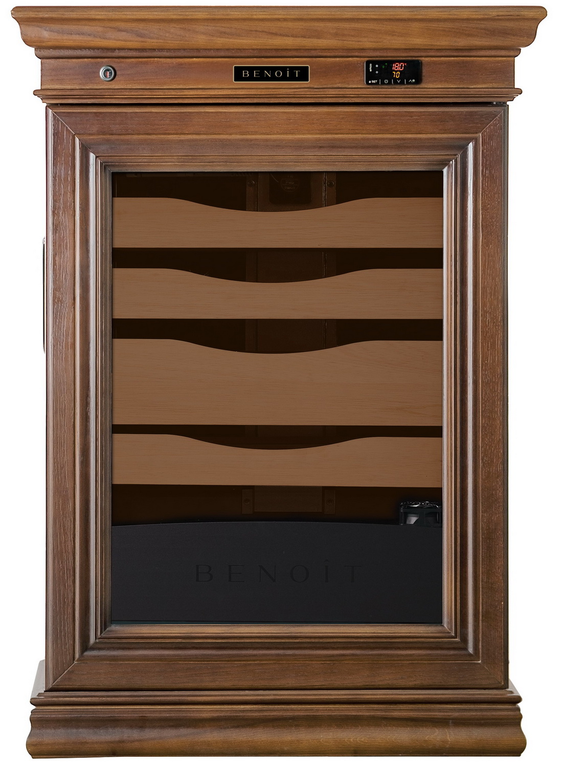 

Хьюмидор Benoit HUMIDOR CIG-140 орех M 4С ОМ