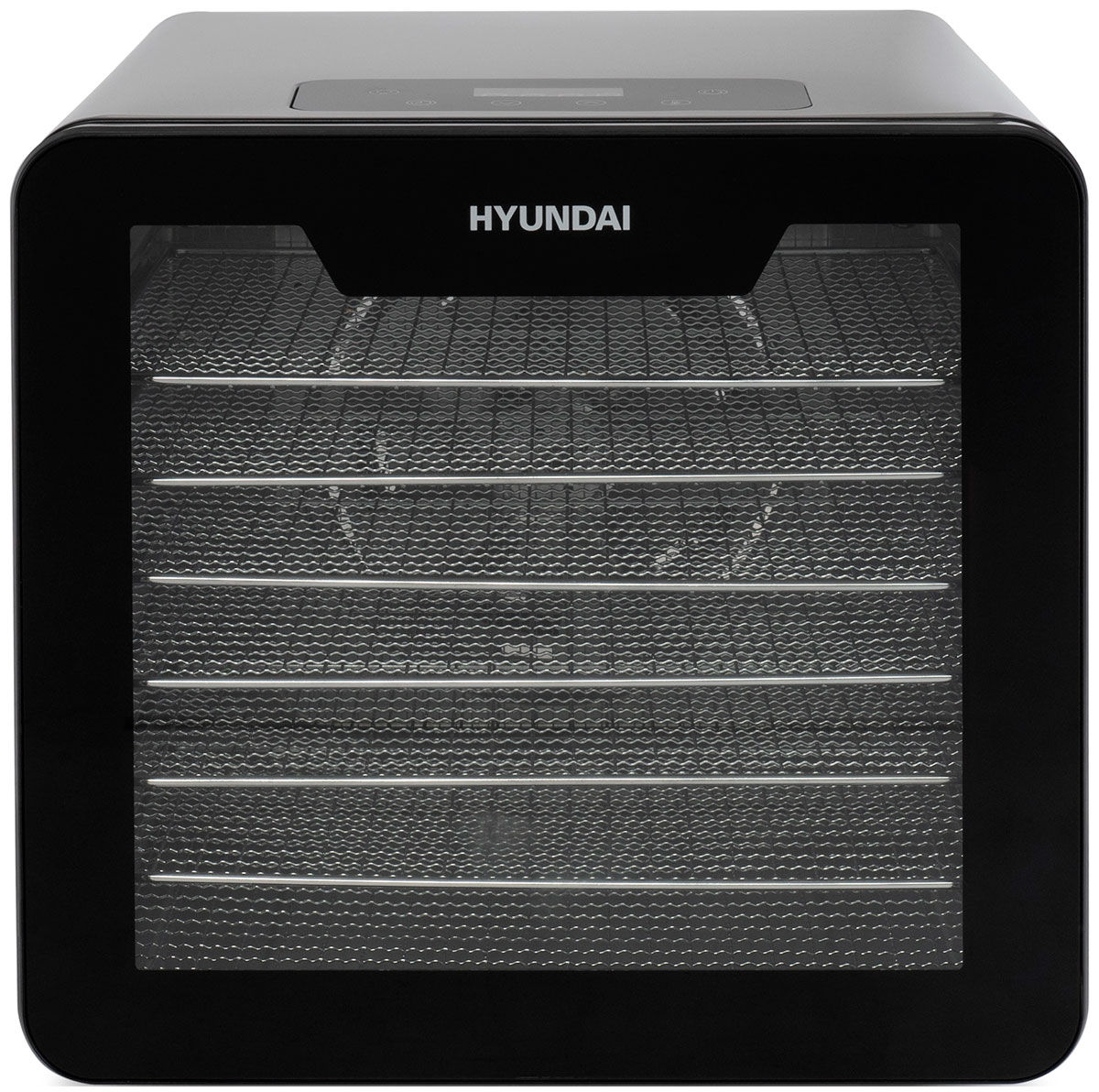 Изображение товара Сушилка для овощей и фруктов Hyundai HYFD-8802 14 поддонов 600 Вт серебристая