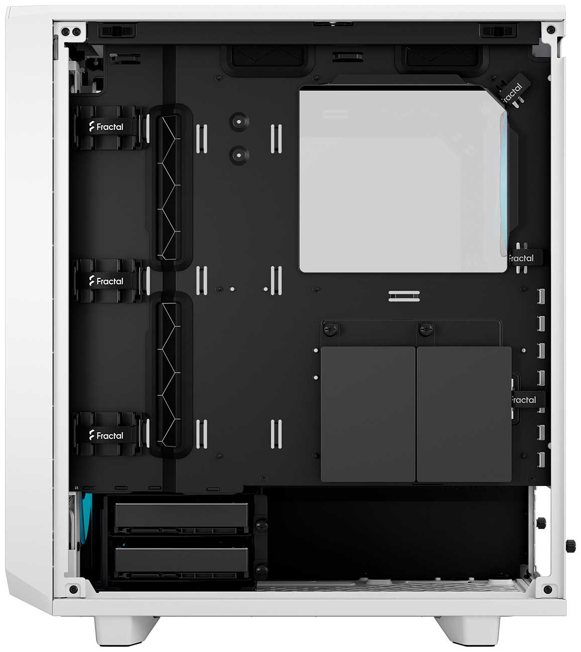 Изображение товара Компьютерный корпус Fractal Design Meshify 2 Compact RGB TG Light Tint White (FD-C-MES2C-08)