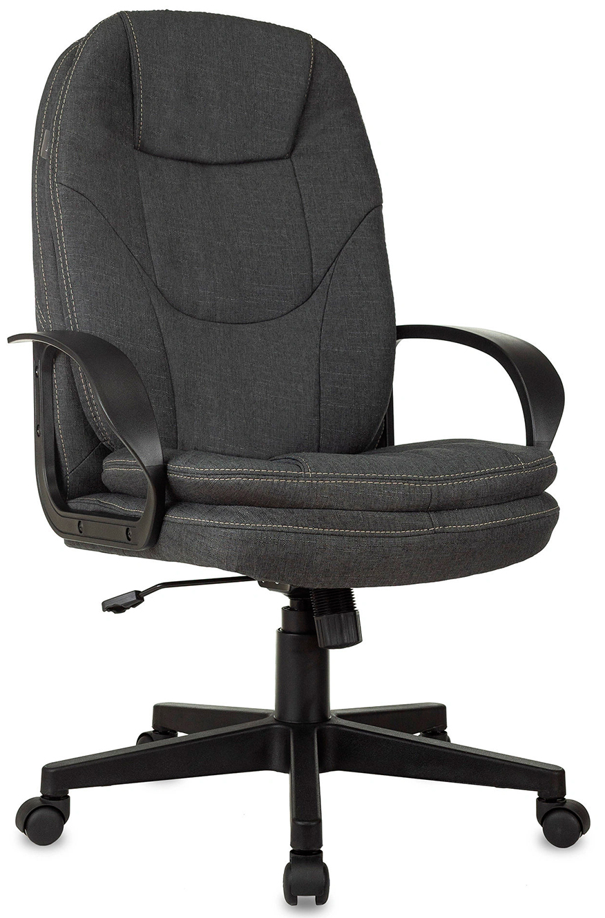 Изображение товара Кресло руководителя Бюрократ (CH-868LT) Fabric, серый 38-417, крестов. пластик