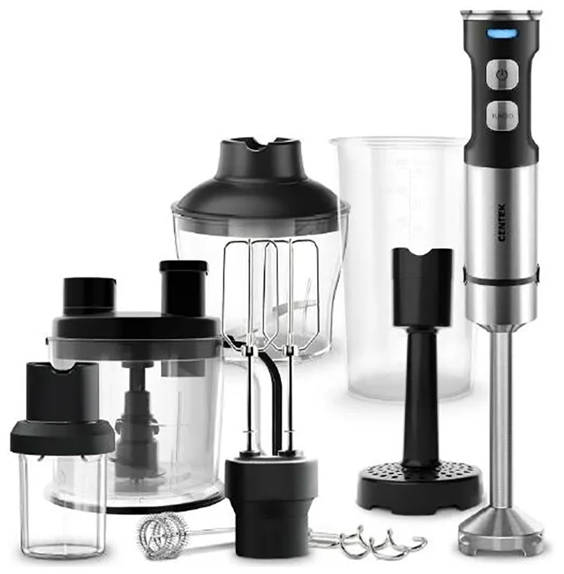 Изображение товара Погружной блендер Centek CT-1367 мощный 1500 Вт 15 скоростей многофункциональный