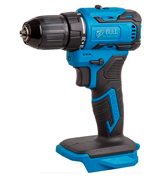 

Аккумуляторная дрель-шуруповёрт Bull SR 1804 в коробке, XLTpro SOLO, бесщеточный, импульс., 18 В, 45 Н*м