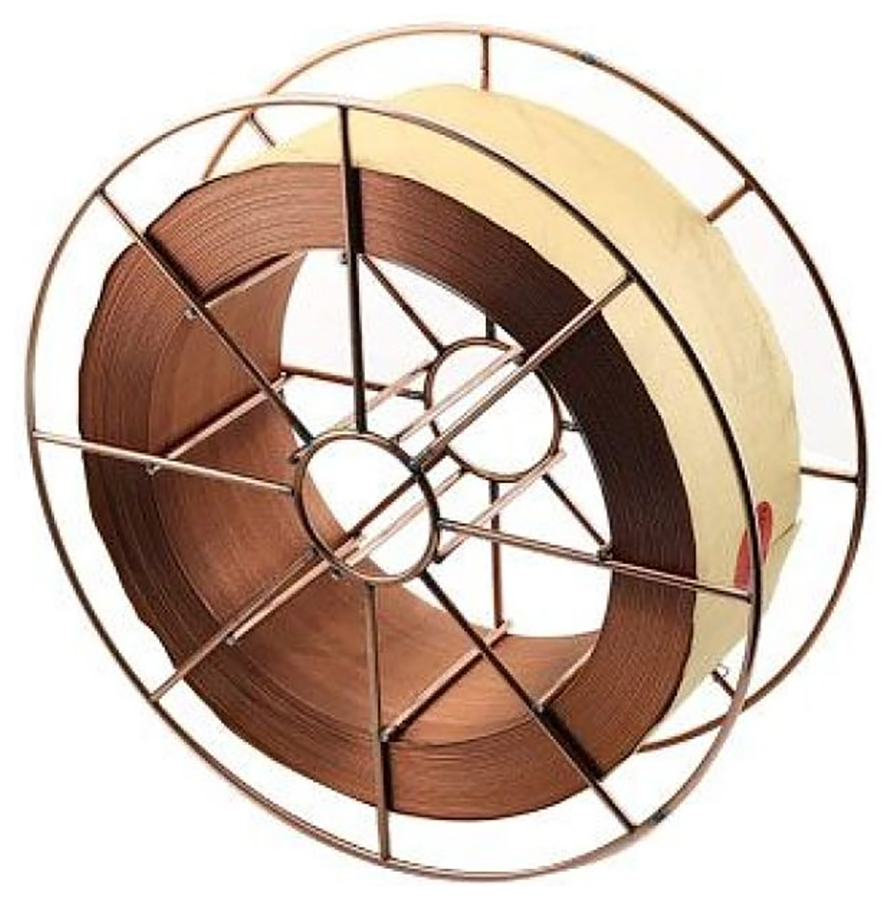 Изображение товара Проволока сварочная омедненная Solaris ER 70S-6 ф 1.0мм, катушка, BS300, 15 кг