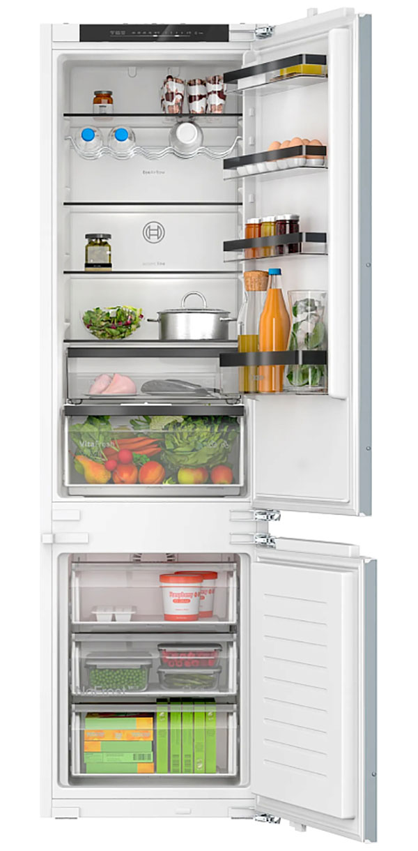 

Встраиваемый двухкамерный холодильник Bosch KIN96SFD0, Белый