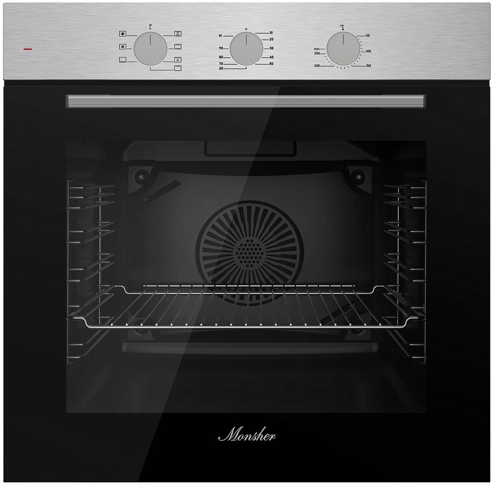 Изображение товара Электрический духовой шкаф Monsher MOE 6007 Acier