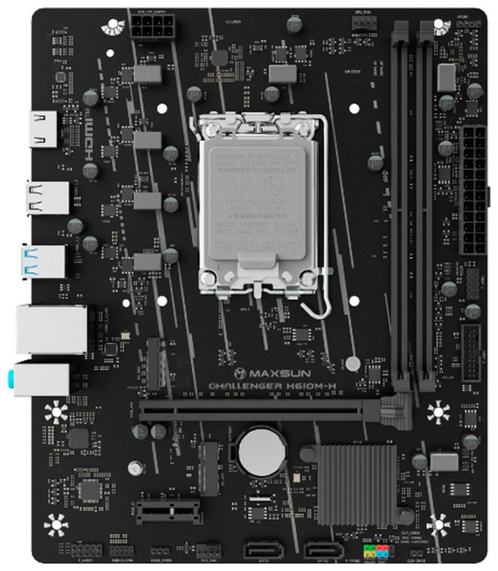 Изображение товара Материнская плата Maxsun MS-Challenger H610M-H для Intel LGA1700 MicroATX