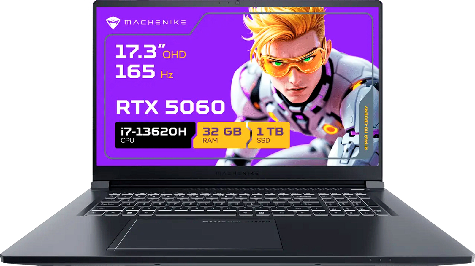 Изображение товара Игровой ноутбук Machenike Star 17 Neptune 2K XL с Intel i7 RTX5060 32ГБ 1ТБ SSD