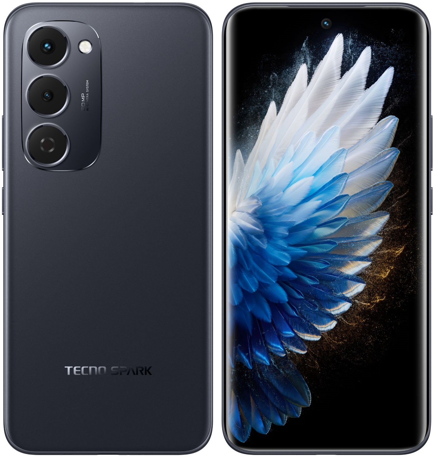 Изображение товара Смартфон Tecno Spark 40 Pro+ 256 ГБ 8 ГБ Android 15 AMOLED NFC IP64 черный