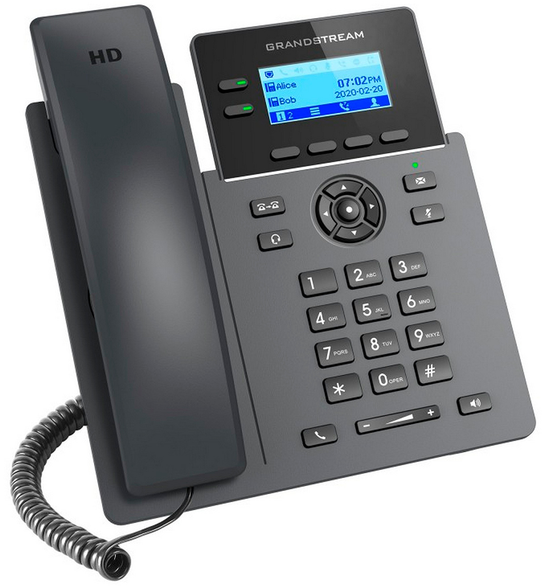 

Стационарный IP телефон Grandstream GRP2602G, Серый