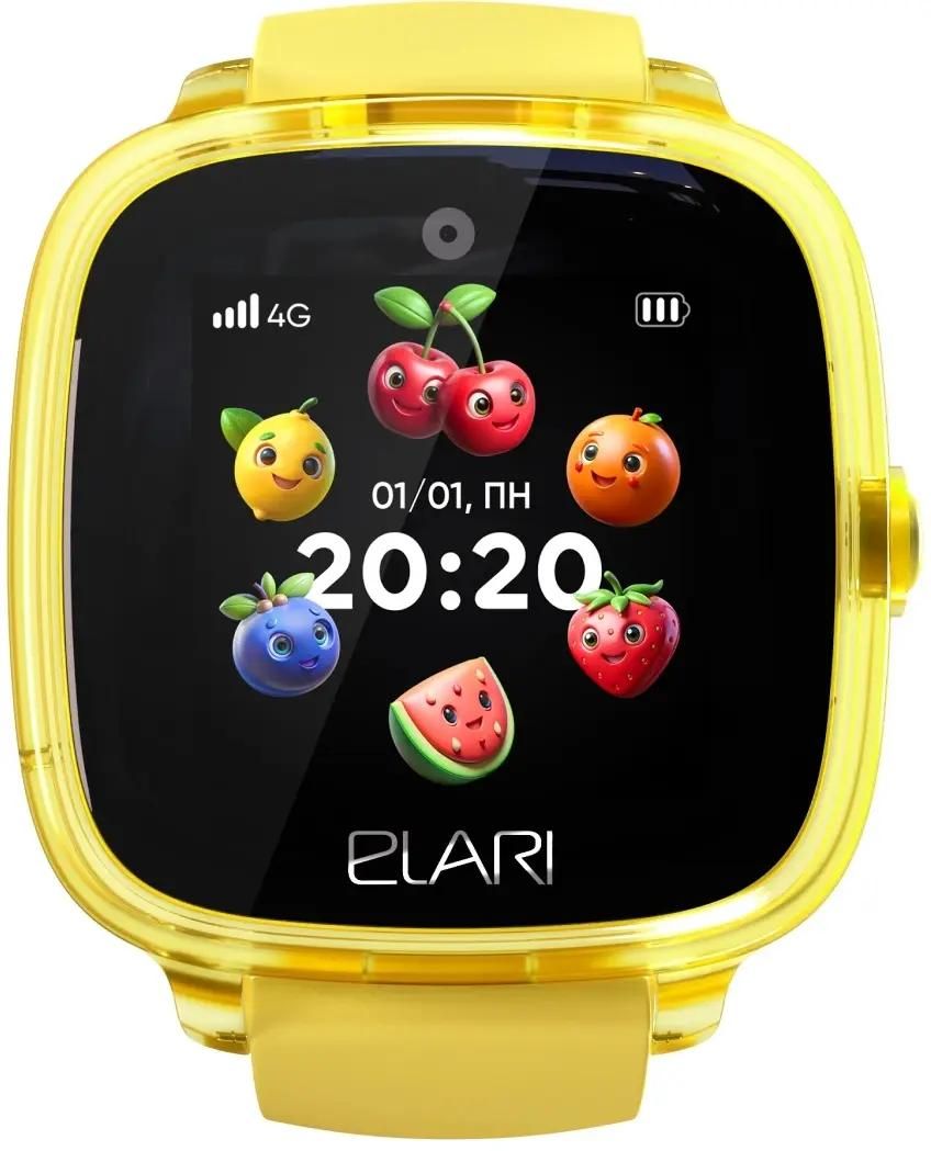 Изображение товара Детские часы с GPS поиском Elari KidPhone Fresh 4G - Yellow (KP-4G-F-Y)