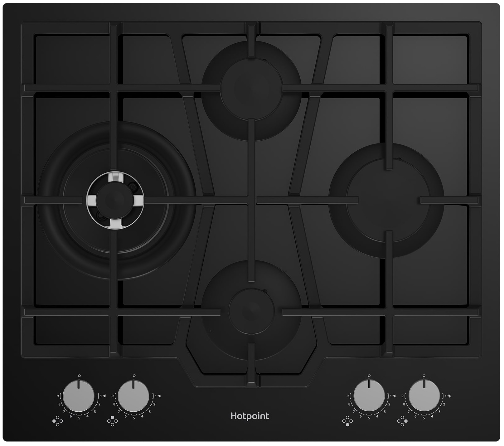 

Газовая варочная панель Hotpoint HGS 62FD/BK, Черный