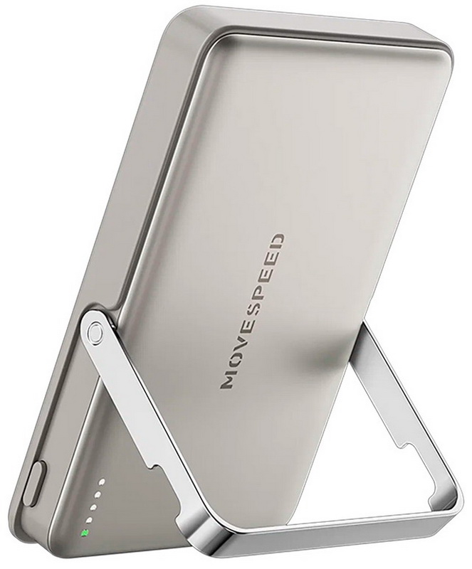 Изображение товара Внешний аккумулятор Movespeed YSPBS10Pro-Gold MagSafe 22 5 Вт 10000 мАч с подставкой
