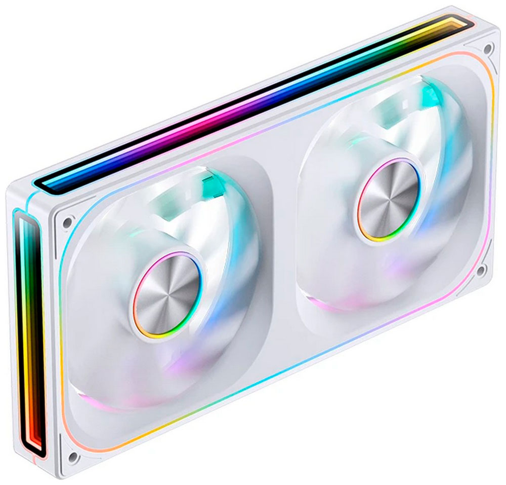 Изображение товара Вентилятор для корпуса Jonsbo ZA-240WR Reverse 2x120mm White (ZA-240WR)