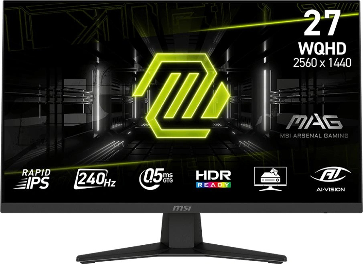 Изображение товара Игровой монитор MSI MAG 274QF X24 27  WQHD 240 Гц IPS низкий отклик антибликовое
