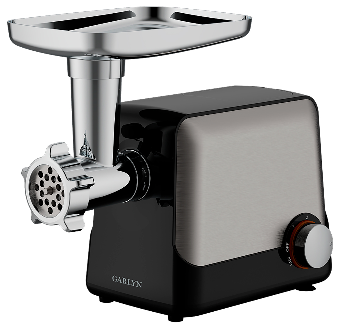 Изображение товара Мясорубка Garlyn MG-1500 мощная мясорубка с насадками для колбас и кеббе