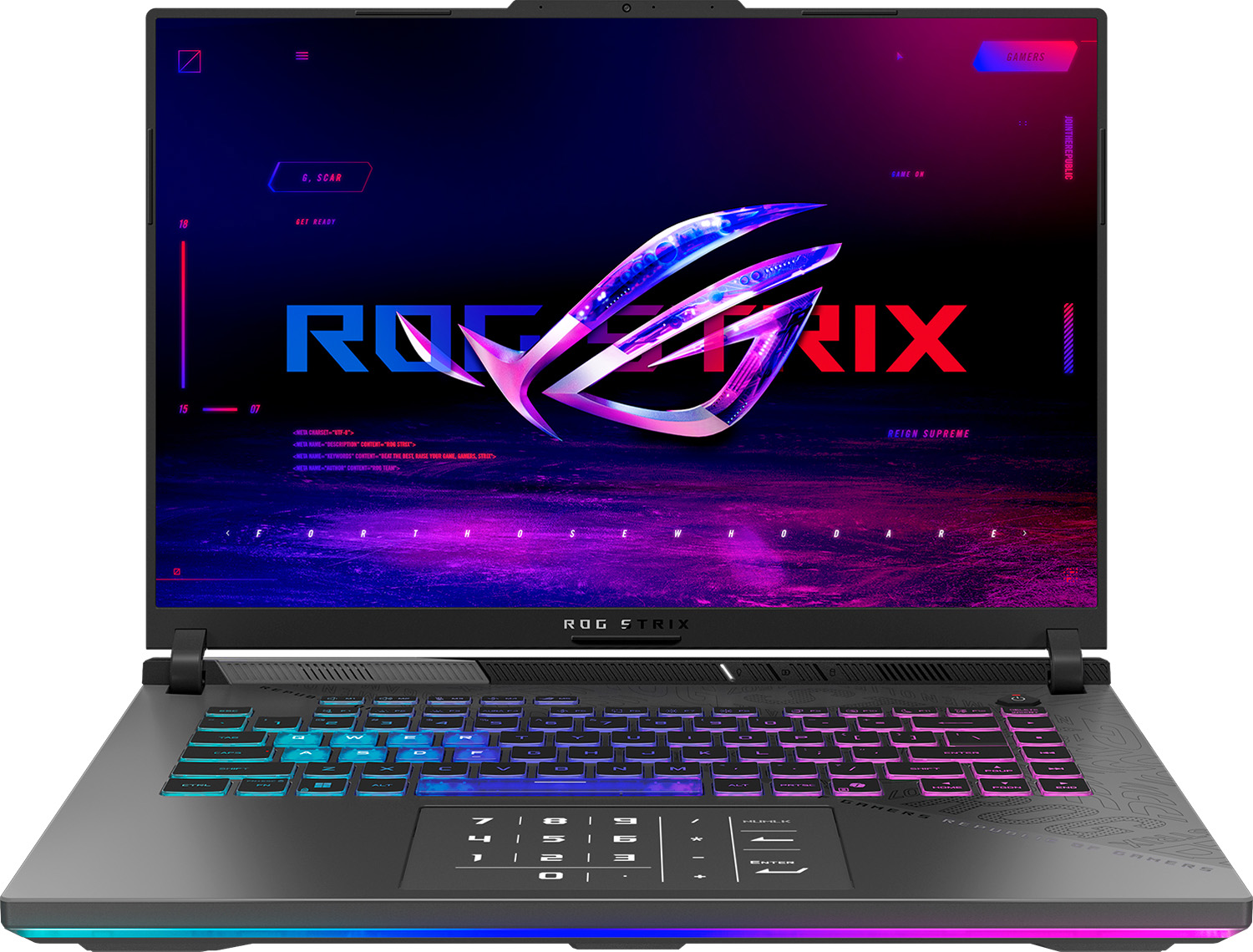 

Ноутбук Asus ROG Strix G16 G614PP-S5063 (90NR0L67-M00300), серый