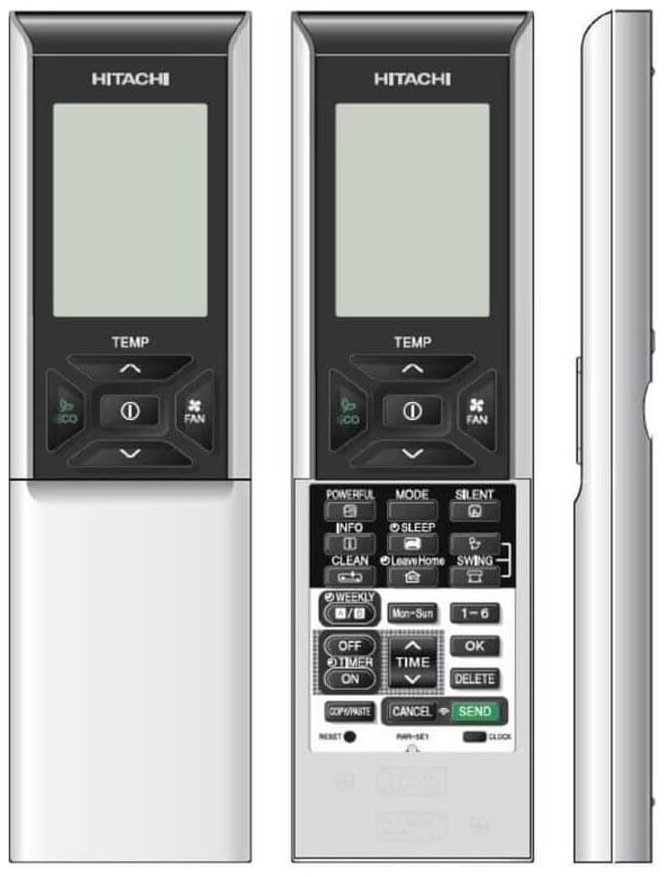 Изображение товара Беспроводной пульт управления Hitachi SPX-RCKA2 для сплит-систем