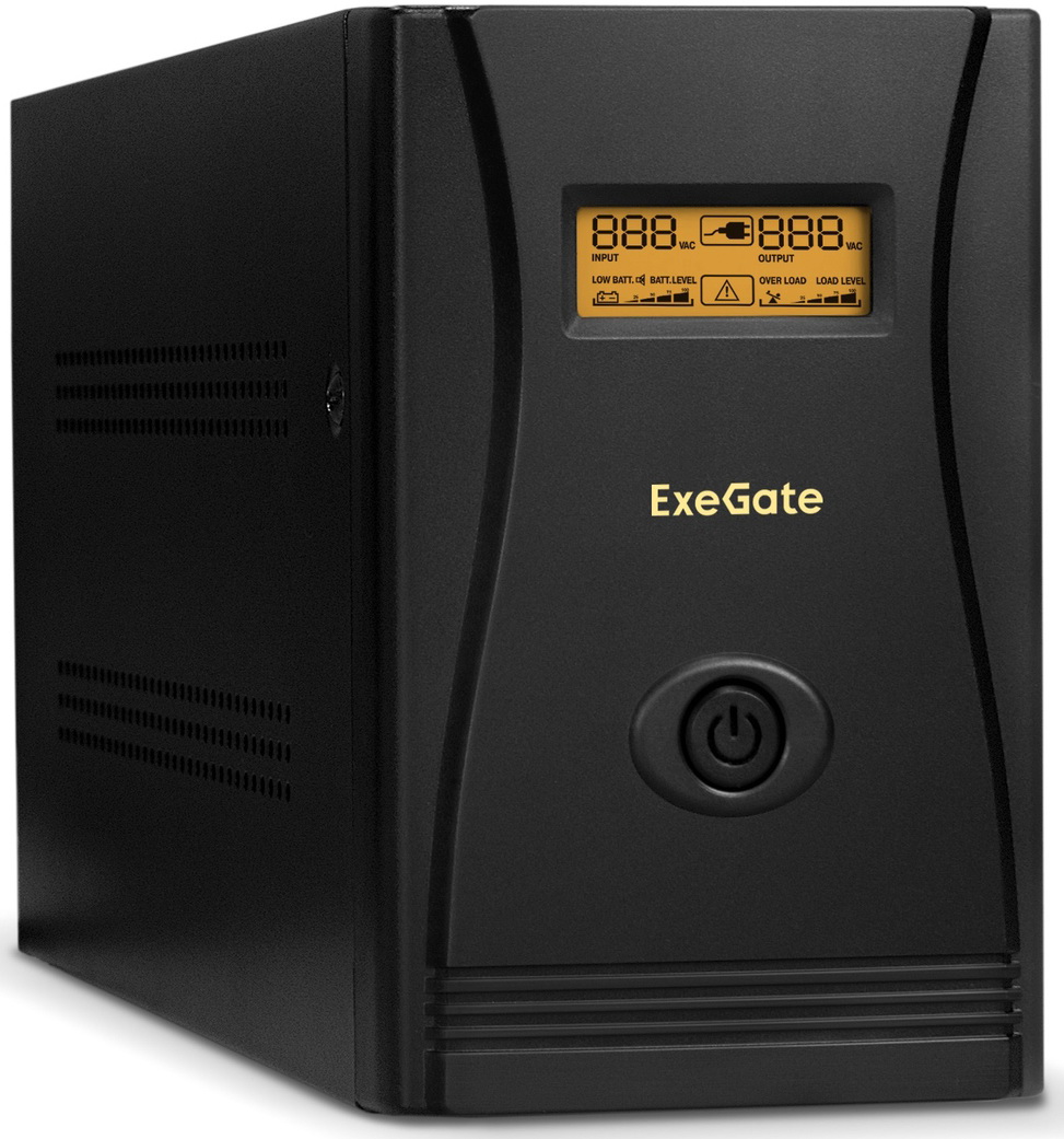 Изображение товара Источник бесперебойного питания ExeGate SpecialPro Smart LLB-1000.LCD.AVR.4SH.RJ