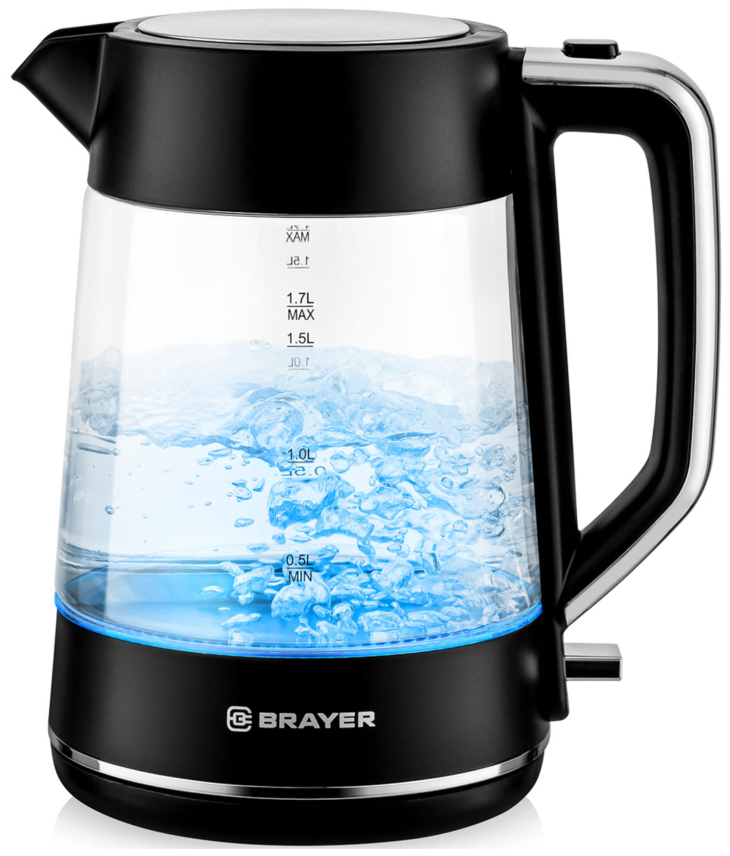 

Чайник электрический Brayer 6102BR, Xром/серебристый