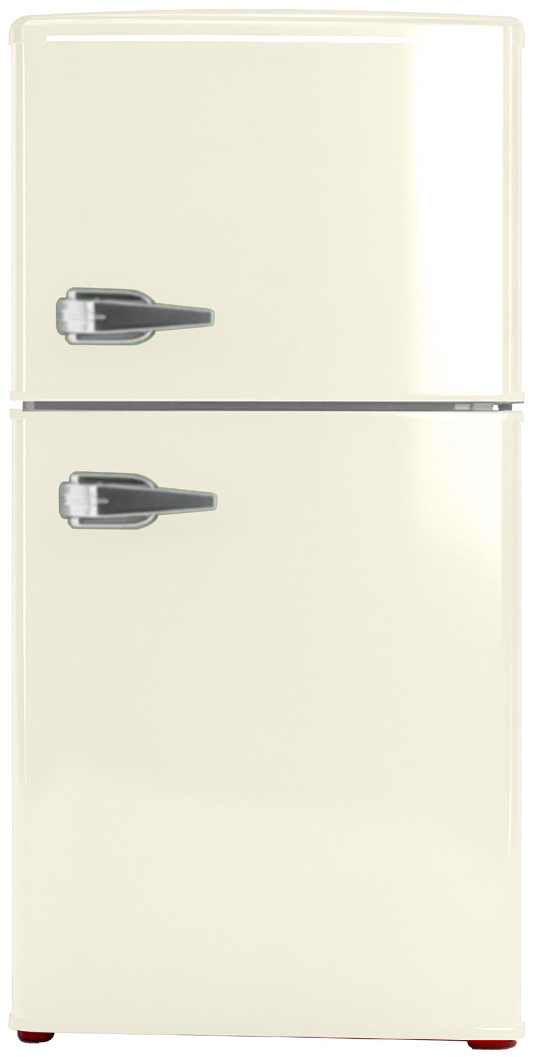 

Двухкамерный холодильник Ascoli ARDFRY100, Кремовый