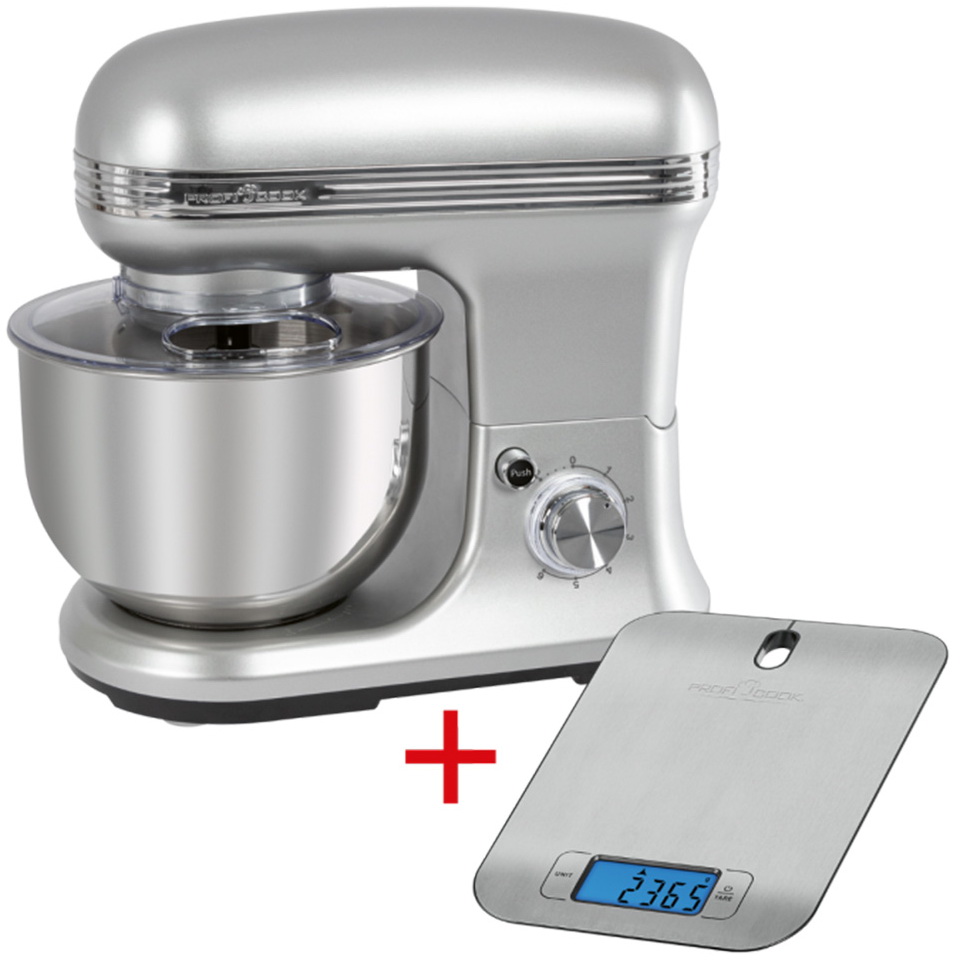 Изображение товара Кухонный комбайн Profi Cook PC-KM 1222 W silber Изображение товара Кухонный комбайн Profi Cook PC-KM 1222 W silber
