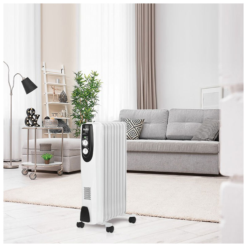 

Масляный обогреватель Ballu Classic BOH/CL-09WRN 2000 (9 секций), Белый