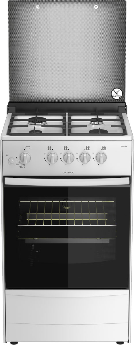 Изображение товара Газовая плита Darina 1B1 GM 441 008 W с духовкой и электроподжигом