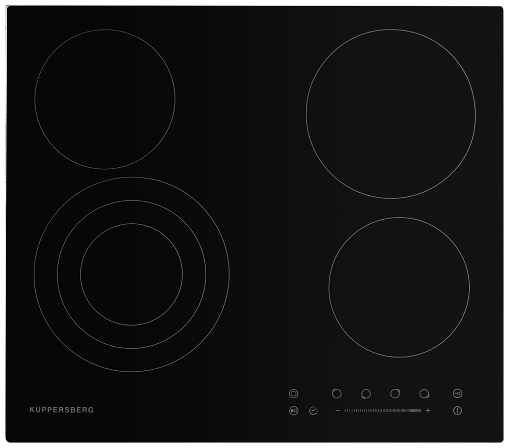 Изображение товара Электрическая варочная панель Kuppersberg ECS 603 4 конфорки стеклокерамика