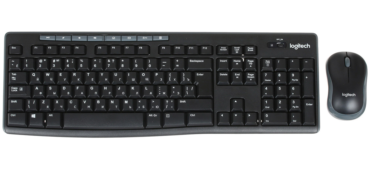Изображение товара Беспроводной набор клавиатуры и мыши Logitech Wireless Combo MK 270 Изображение товара Беспроводной набор клавиатуры и мыши Logitech Wireless Combo MK 270
