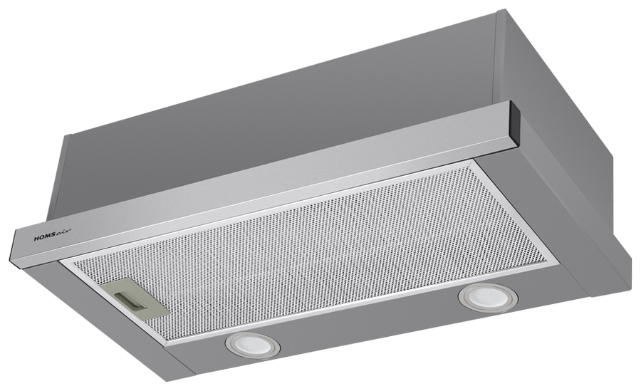 Изображение товара Встраиваемая вытяжка Homsair FLAT 50 нержавеющая сталь 520 м3/ч