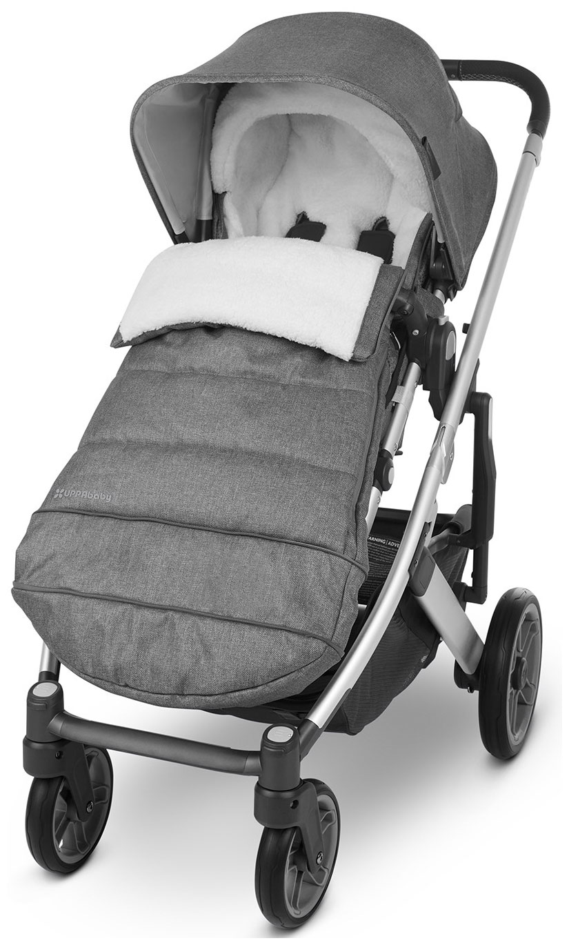 Изображение товара Чехол утепленный с мехом UPPAbaby серый меланж 0920-CGN-WW-JOR
