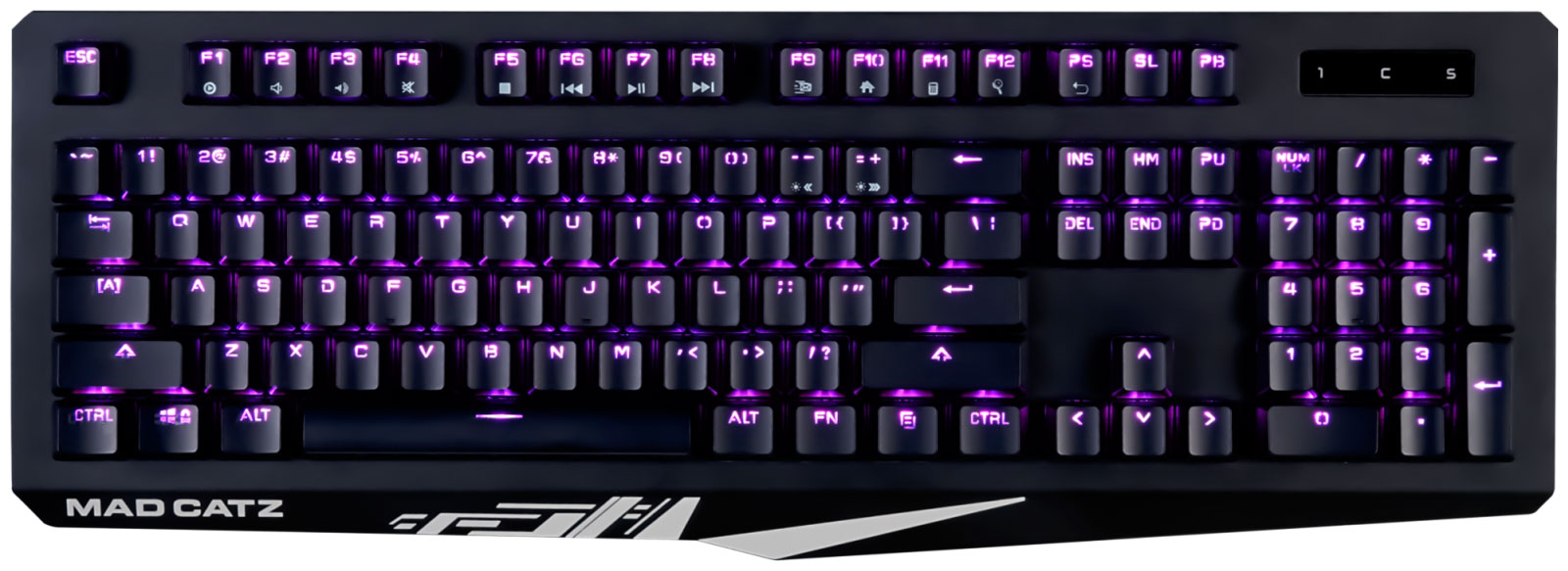 цена Игровая клавиатура Mad Catz S.T.R.I.K.E. 4 черный (KS13MMRUBL000-0)