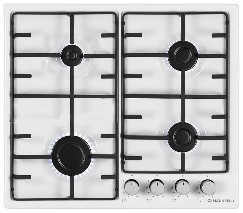 

Газовая варочная панель Maunfeld EGHE.64.3STS-EW/G, Белый