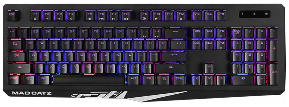 цена Игровая клавиатура Mad Catz S.T.R.I.K.E. 2 черный (KS13MRRUBL000-0)