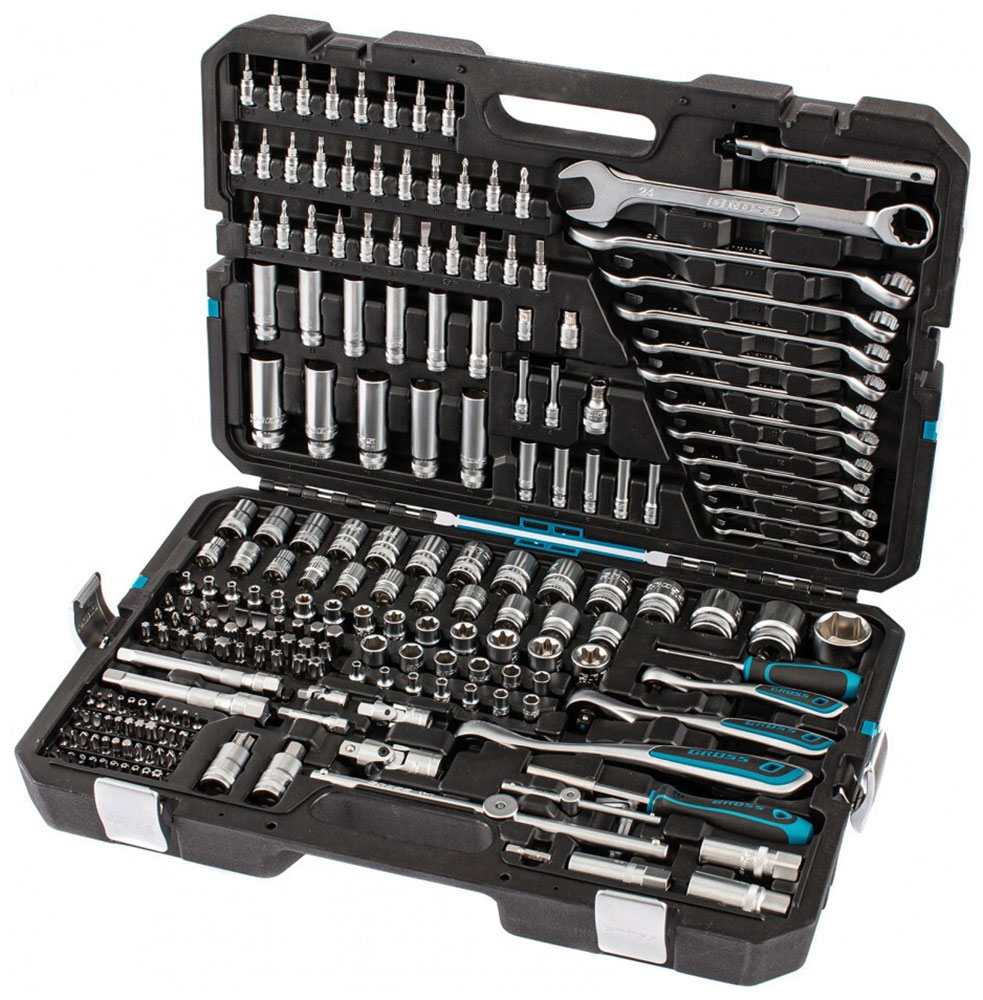 Изображение товара Универсальный набор инструментов Gross 14157 216 предметов в кейсе