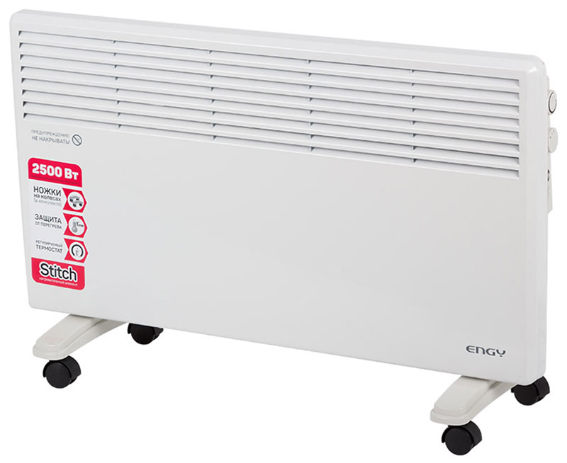 Изображение товара Электрический конвектор Engy EN-2500 Standard 2500 Вт для обогрева до 30 м2 белый