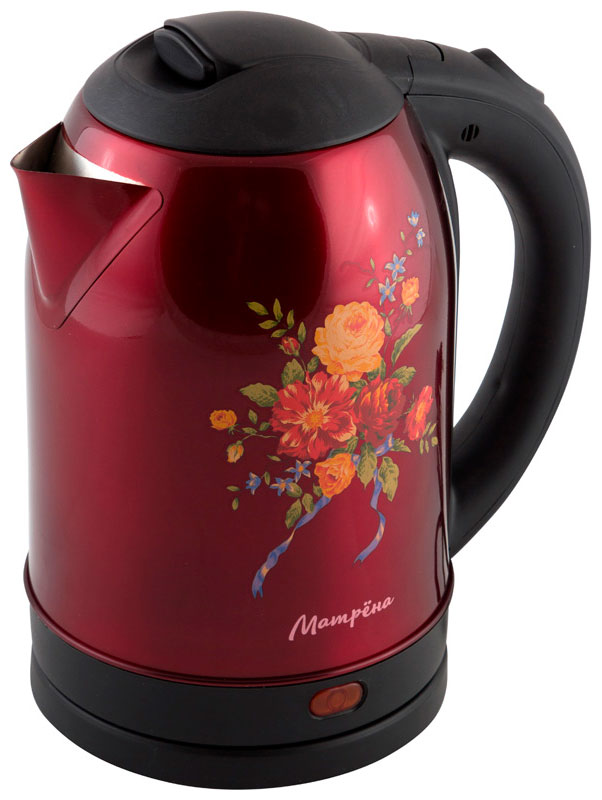 Чайник электрический Матрёна MA-005 005413 красный хохлома фотографии