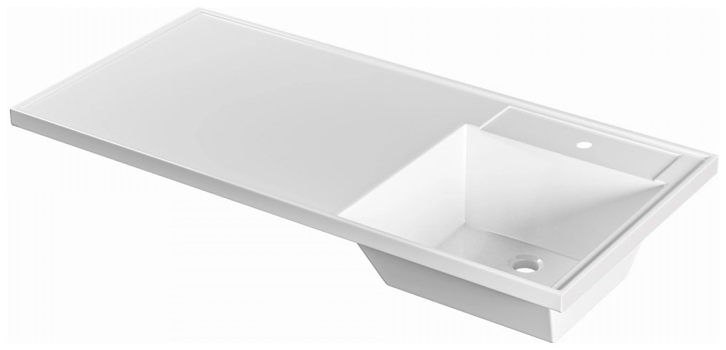 Изображение товара Умывальник над стиральной машиной СаНта Лидер 100 900107N правый белый