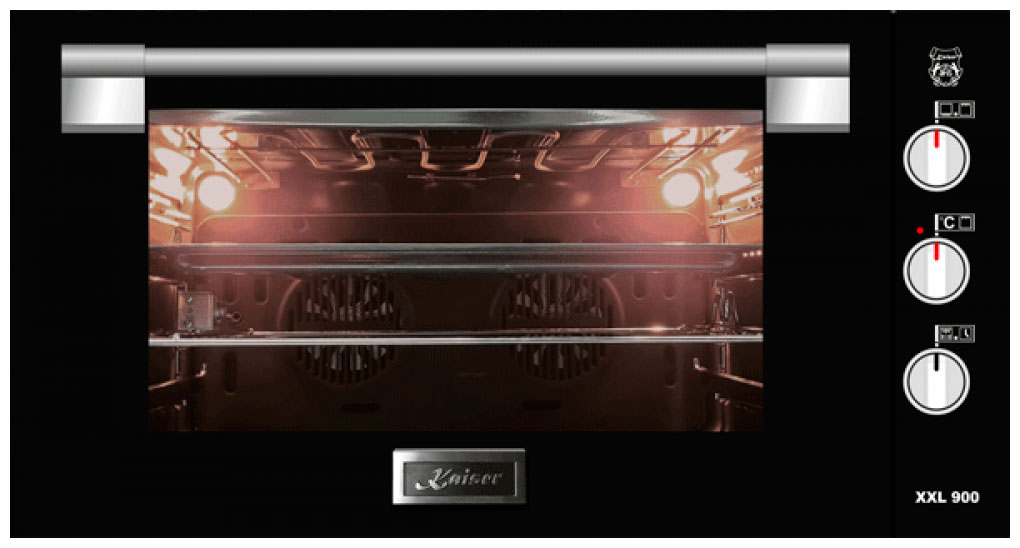 Изображение товара Газовый духовка Kaiser EG 9371 с конвекцией и каталитической очисткой