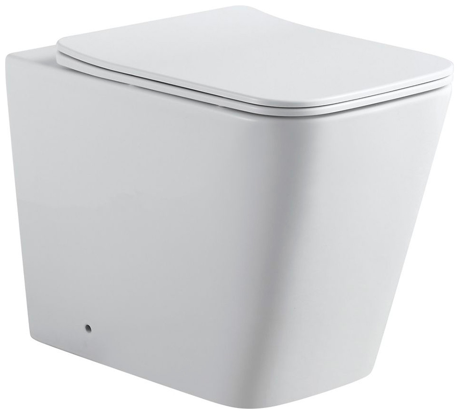 Изображение товара Унитаз приставной Aquanet Rimless Tavr 2.0 F LX-1908 белый с микролифтом