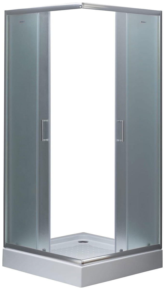 Изображение товара Душевой уголок Aquanet 80x80 прозрачное стекло квадратный угловой хром