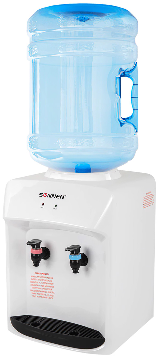

Кулер для воды настольный Sonnen Tse-02wt белый 455413