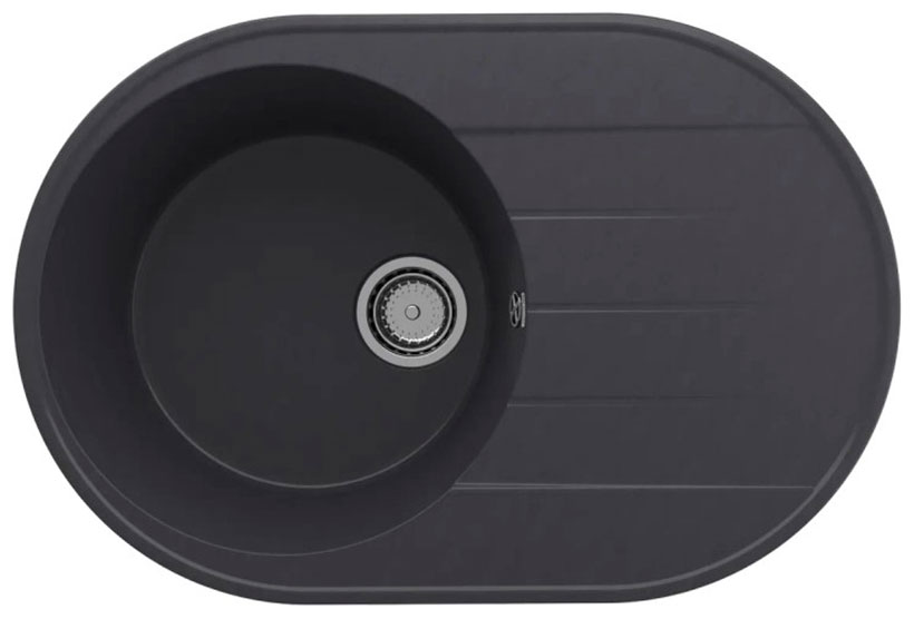 

Кухонная мойка Ulgran Quartz Nora/космос Nora 750-08, Черный