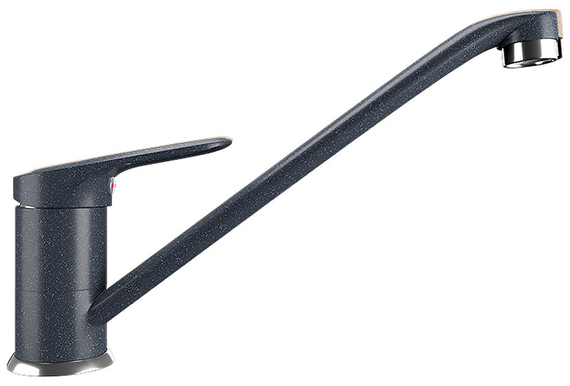 Изображение товара Кухонный смеситель Ulgran U-004 антрацит с поворотным изливом 360 градусов