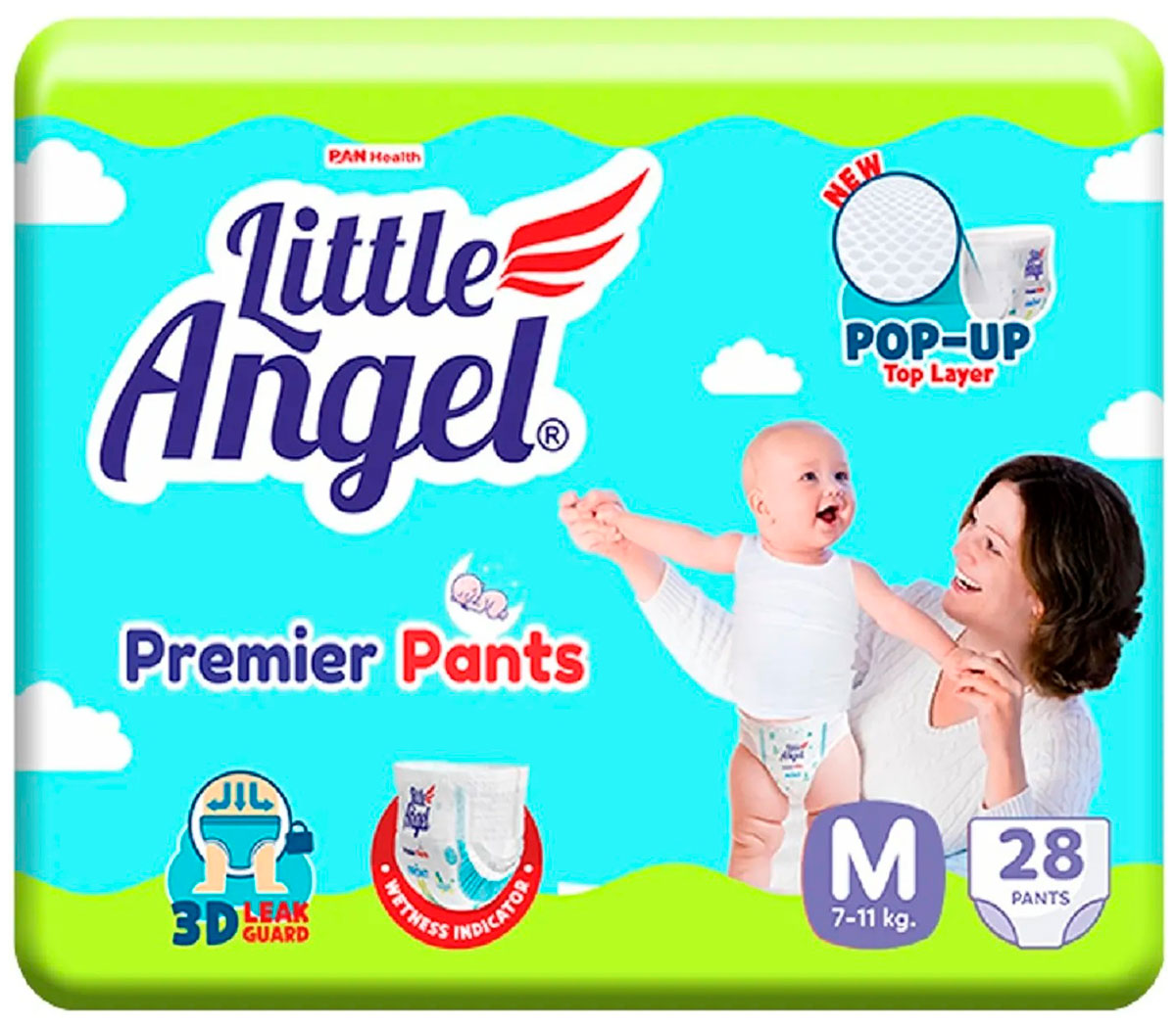 Подгузники-трусики Little Angel Premier 3/M (5-7 кг) 28 шт. цена и фото
