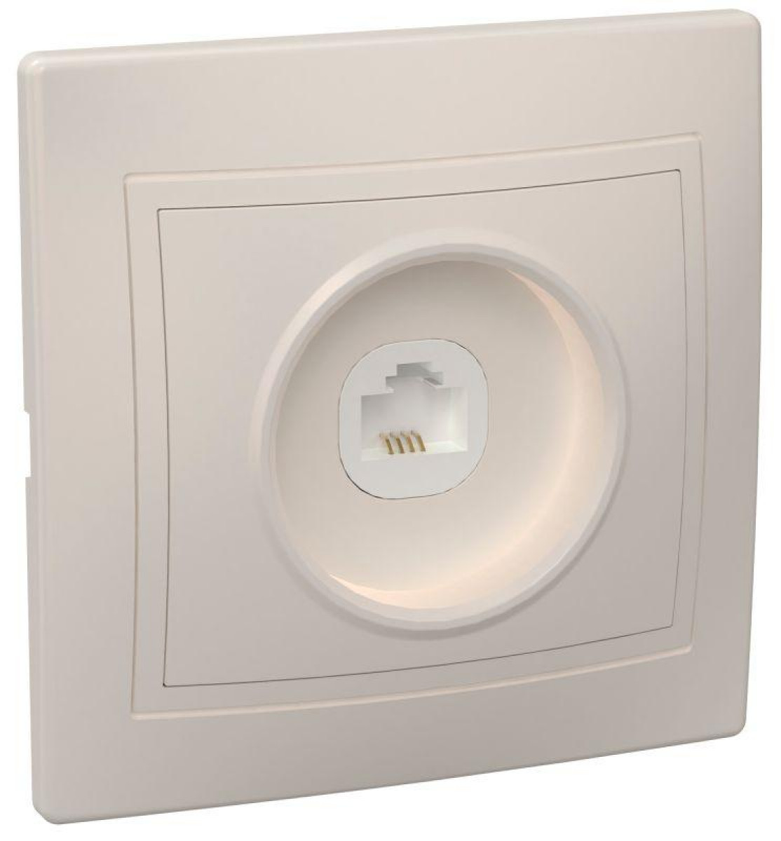 Изображение товара Розетка телефонная IEK РТ10-ККм IP20 для встраиваемого монтажа